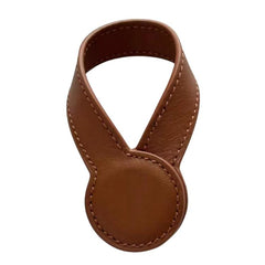 Multi-purpose Leather Magnetic Hat Clip Round Storage Leather Holder