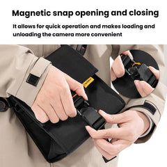 Cwatcun D258 Compact DSLR Mirrorless Camera Carry Case Outdoor Photography Bag, D258