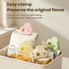 Refrigerator Sealing Clips With Date Mark Ring Food Magnetic Sealing Pads, 5pcs /Pack