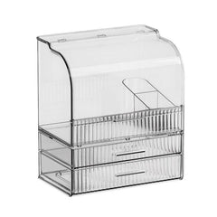 Cosmetic Storage Box With Lid Large Capacity Drawer-Type Desktop Organizer