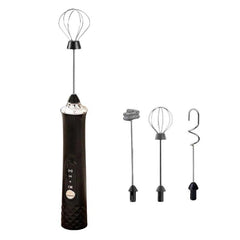Wireless Mini Electric Milk Frother For Home Handheld Egg & Cream Whisk, R-3 White, R-3 Black, R-4 White, R-4 Black