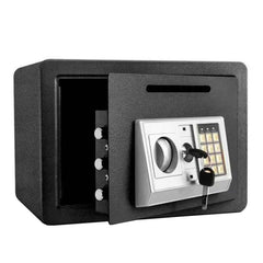 Wall-Mounted Small Steel Safe With Anti-Theft Plate Password Storage Safe, Black With Money Drop Slot, Gold With Money Drop Slot, Black No Money Drop Slot, Gold No Money Drop Slot