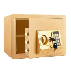 Wall-Mounted Small Steel Safe With Anti-Theft Plate Password Storage Safe, Black With Money Drop Slot, Gold With Money Drop Slot, Black No Money Drop Slot, Gold No Money Drop Slot