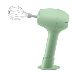 Wireless Electric Egg Whisk With Base Handheld Mini Multifunctional Milk Frother, Single White, Single Green, Dual-Head Green, Dual-Head White