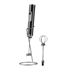 Wireless Handheld Electric Egg Whisk Milk & Coffee Frother, Dual-Head White, Dual-Head Black, Dual-Head With Bracket White, Dual-Head With Bracket Black