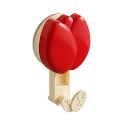 Flower Suction Cup Towel Rack No-Drill Wall Mount For Kitchen & Bathroom