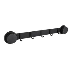 Suction Cup Hooks Stainless Steel Multi-Hook Rack For Kitchen, Bathroom, Single 4-hook Black, Single 5-hook Black, Double 6-hook Black, Double 8-hook Black, Single 4-hook Gray, Single 5-hook Gray, Double 6-hook Gray, Double 8-hook Gray                 ...