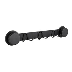 Suction Cup Hooks Stainless Steel Multi-Hook Rack For Kitchen, Bathroom, Single 4-hook Black, Single 5-hook Black, Double 6-hook Black, Double 8-hook Black, Single 4-hook Gray, Single 5-hook Gray, Double 6-hook Gray, Double 8-hook Gray                 ...