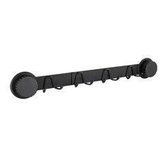 Suction Cup Hooks Stainless Steel Multi-Hook Rack For Kitchen, Bathroom, Single 4-hook Black, Single 5-hook Black, Double 6-hook Black, Double 8-hook Black, Single 4-hook Gray, Single 5-hook Gray, Double 6-hook Gray, Double 8-hook Gray                 ...