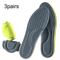 3pairs Odor-Resistant Breathable Ultra-Soft Sports Insoles, 41-42, 43-44, 45-46