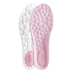 ZOOM Sports Air Cushion Shock Absorption Breathable Odor-Resistant Arch Support Insoles, 43-44, 45-46