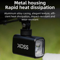 Smart Bike Night Riding Light High Power Flashlight Cycling Headlight, XOSS Mini
