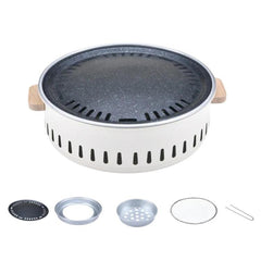 K-705 Round Tea & BBQ Stove Portable Outdoor Charcoal Grill