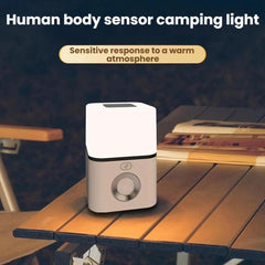 5W Rechargeable Hanging Sensor Night Light for Outdoor Camping