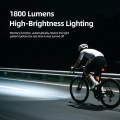 Hanging Bike Light 1800 High-Lumen Under-Saddle Front Light Road/Mountain Bike Anti-Glare Night Riding Light, CYC1800
