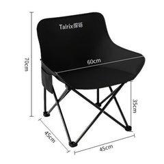 Talrix Outdoor Camping Moon Chair Portable Folding Beach Chair, Classic Black, Classic Gold, Tall Black, Tall Gold, 3-Level Adjustable Black, 3-Level Adjustable Gold, With Leg Rest Black, With Leg Rest Gold