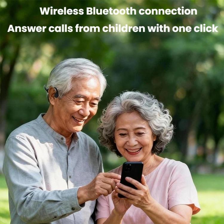 Bone Conduction Hearing Aid Bluetooth Integrated Unit Built-in Microphone