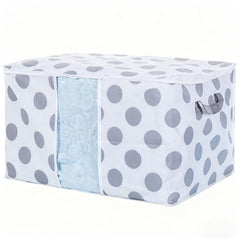 Non-Woven Printed Cotton Quilt Dustproof Storage Bag, 42x27x50cm, 60x43x36cm