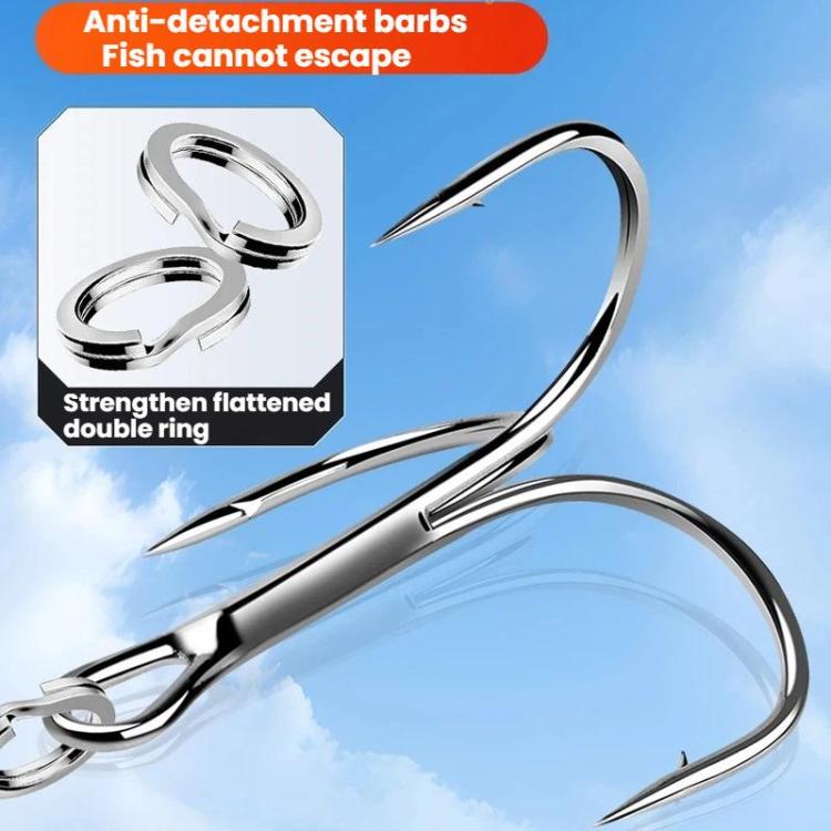 24pcs /Box Lure Triple-Hook Flashbait Fishing Tackle