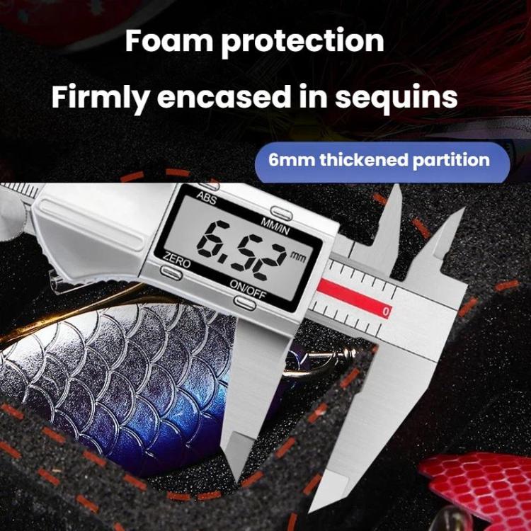 24pcs /Box Lure Triple-Hook Flashbait Fishing Tackle