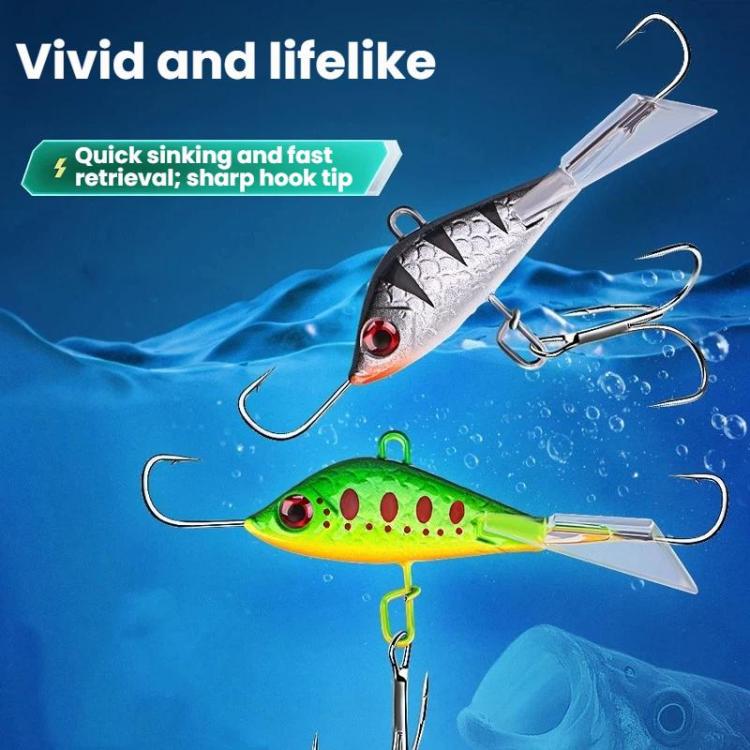 Ice Fishing Balanced Lure Model B 7.4cm 15g Lure Small Metal Minnow