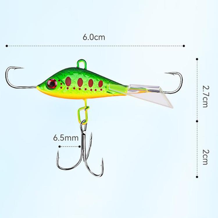 Ice Fishing Balanced Lure Model B 7.4cm 15g Lure Small Metal Minnow