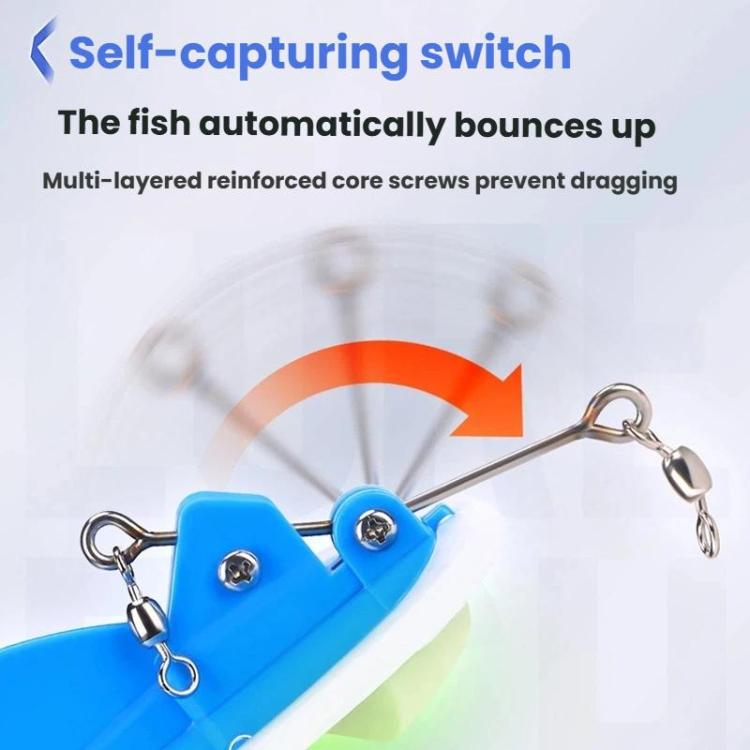 Trolling Disc ABS Luminous Connector Fishing Gear Boat Fishing Saltwater Fishing Accessories, Small Green, Small Orange, Small Dark Blue, Large Green, Large Orange, Large Dark Blue