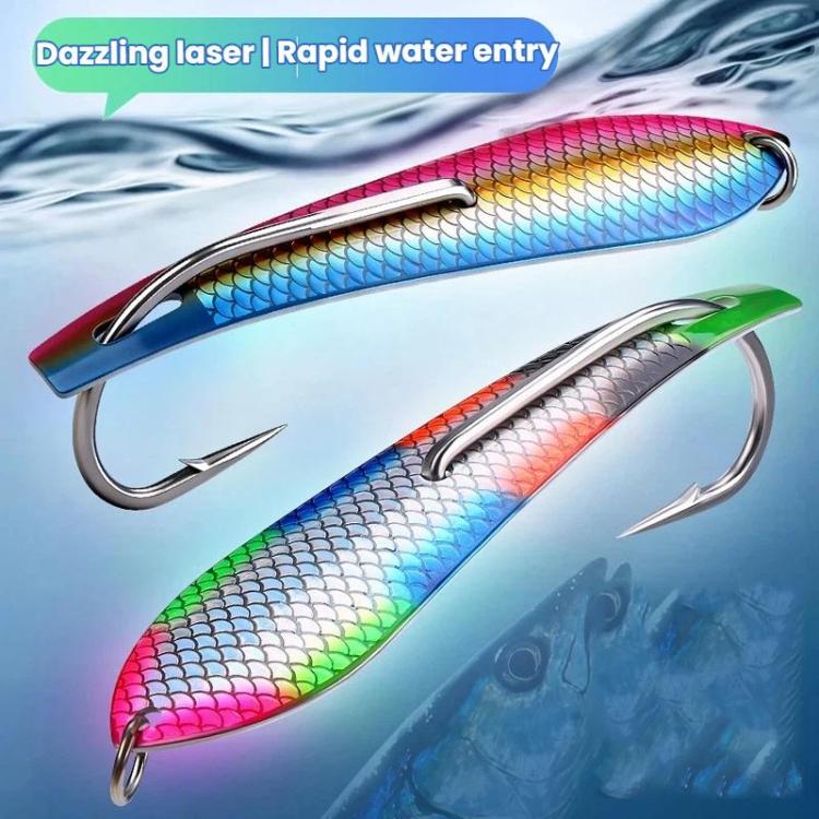 Trolling Bow-Tip Hook Stainless Steel Deep-Sea Boat Fishing High-Visibility Spinnerbait
