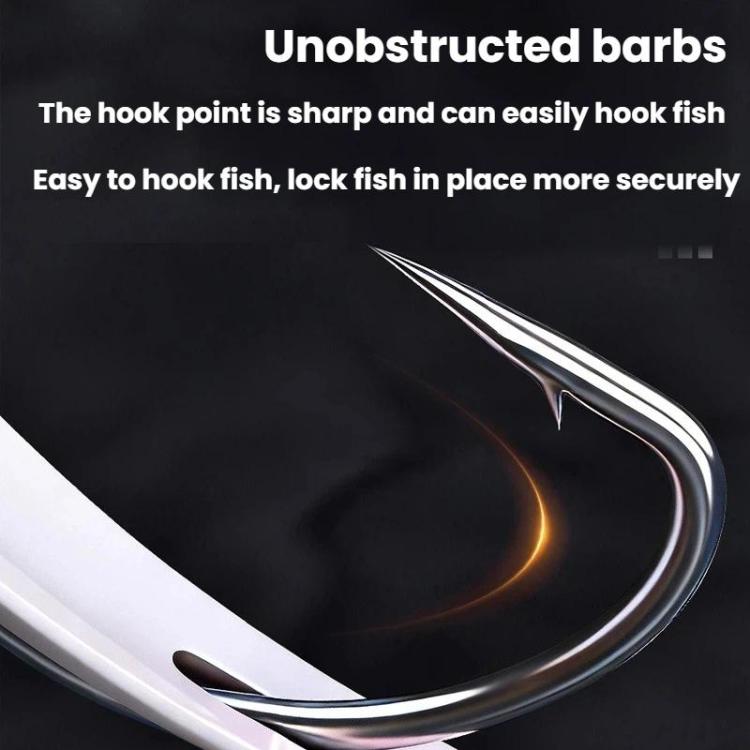 Trolling Bow-Tip Hook Stainless Steel Deep-Sea Boat Fishing High-Visibility Spinnerbait