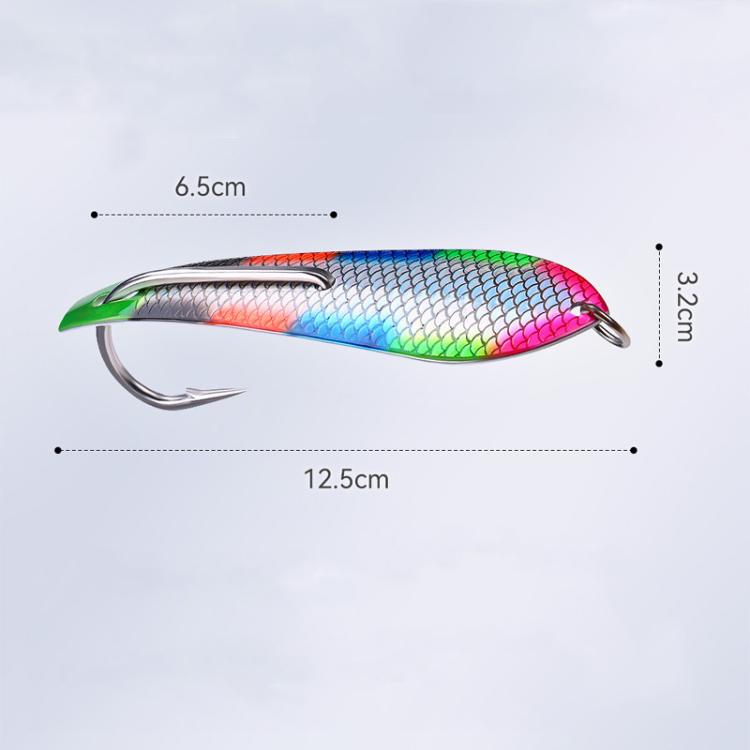 Trolling Bow-Tip Hook Stainless Steel Deep-Sea Boat Fishing High-Visibility Spinnerbait