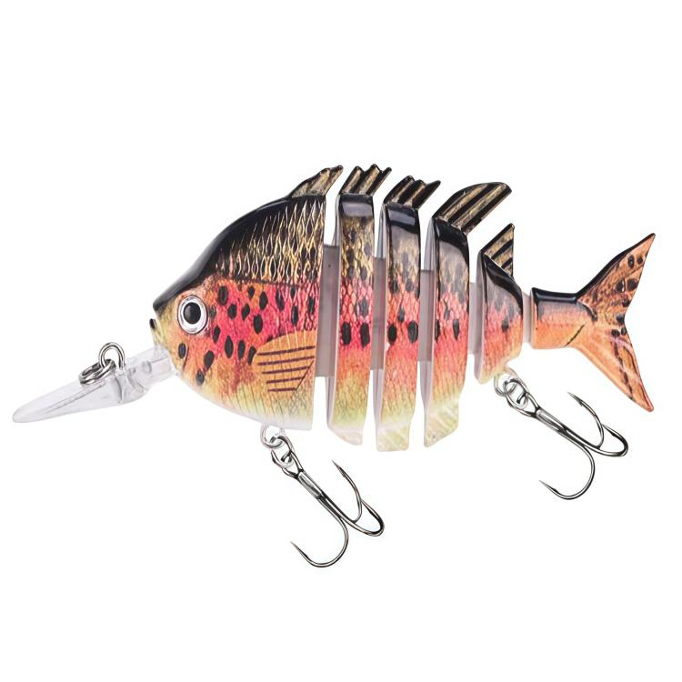 6-Segment Sinking Lure Hard Bait