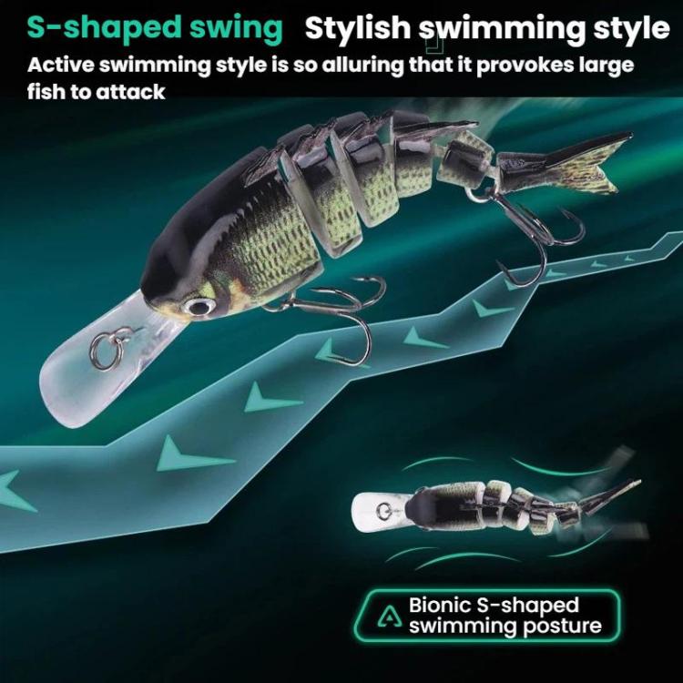 6-Segment Sinking Lure Hard Bait
