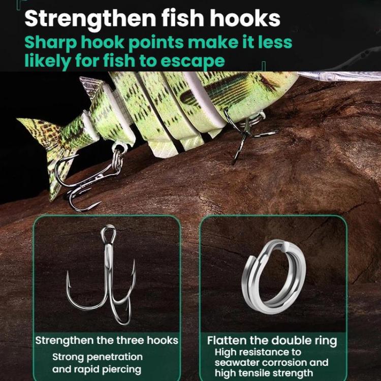 6-Segment Sinking Lure Hard Bait