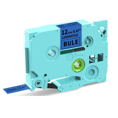 Phomemo 12mm x 8m Printer Ribbon Compatible with P3200/E1000/D1000 Label Printer, TP-BK, WH-BK, RD-BK, BL-BK, YL-BK, GN-BK, SL-BK, GD-BK, TB-BK, WH-RD, WH-BL, TP-WH, BK-WH, RD-WH, BL-WH, TB-WH