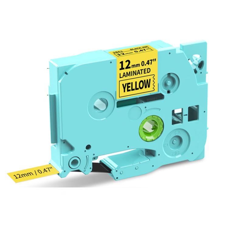 Phomemo 12mm x 8m Printer Ribbon Compatible with P3200/E1000/D1000 Label Printer, TP-BK, WH-BK, RD-BK, BL-BK, YL-BK, GN-BK, SL-BK, GD-BK, TB-BK, WH-RD, WH-BL, TP-WH, BK-WH, RD-WH, BL-WH, TB-WH