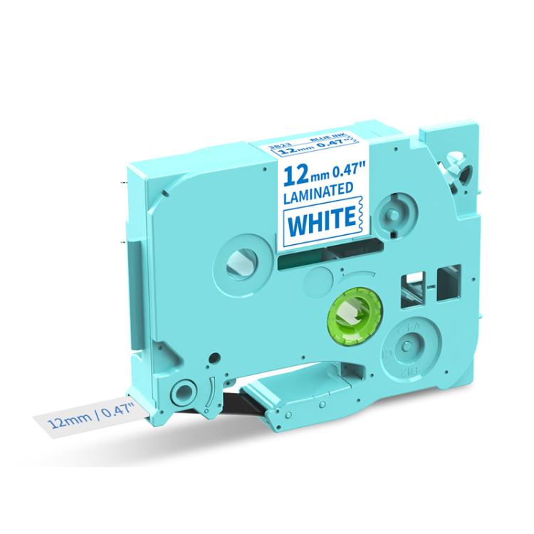 Phomemo 12mm x 8m Printer Ribbon Compatible with P3200/E1000/D1000 Label Printer, TP-BK, WH-BK, RD-BK, BL-BK, YL-BK, GN-BK, SL-BK, GD-BK, TB-BK, WH-RD, WH-BL, TP-WH, BK-WH, RD-WH, BL-WH, TB-WH