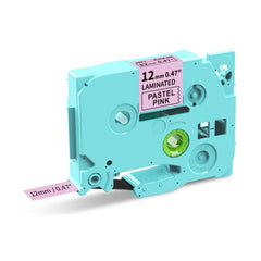 Phomemo 12mm x 8m Printer Ribbon Compatible with P3200/E1000/D1000 Label Printer, LP-BK, CBL-WH-BK, CBL-YL-BK, CBL-GN-BK, CBL-BL-BK, FL-YL-BK, FL-GN-BK