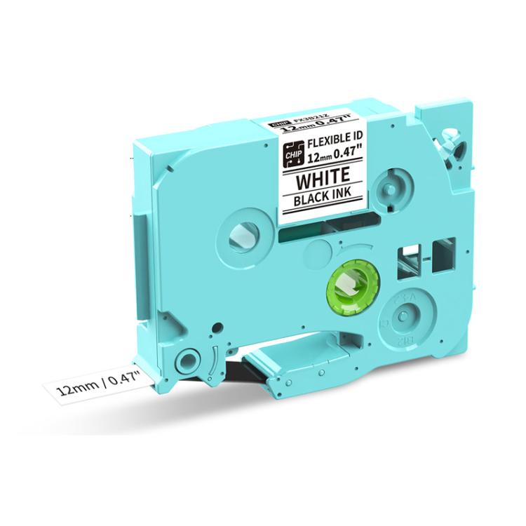 Phomemo 12mm x 8m Printer Ribbon Compatible with P3200/E1000/D1000 Label Printer, LP-BK, CBL-WH-BK, CBL-YL-BK, CBL-GN-BK, CBL-BL-BK, FL-YL-BK, FL-GN-BK