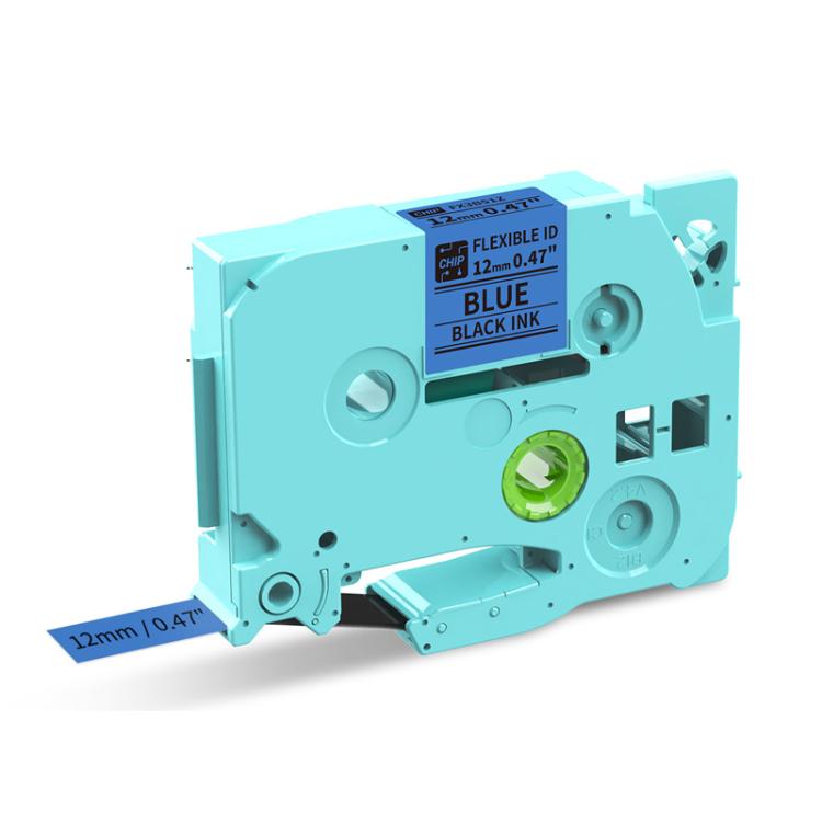 Phomemo 12mm x 8m Printer Ribbon Compatible with P3200/E1000/D1000 Label Printer, LP-BK, CBL-WH-BK, CBL-YL-BK, CBL-GN-BK, CBL-BL-BK, FL-YL-BK, FL-GN-BK