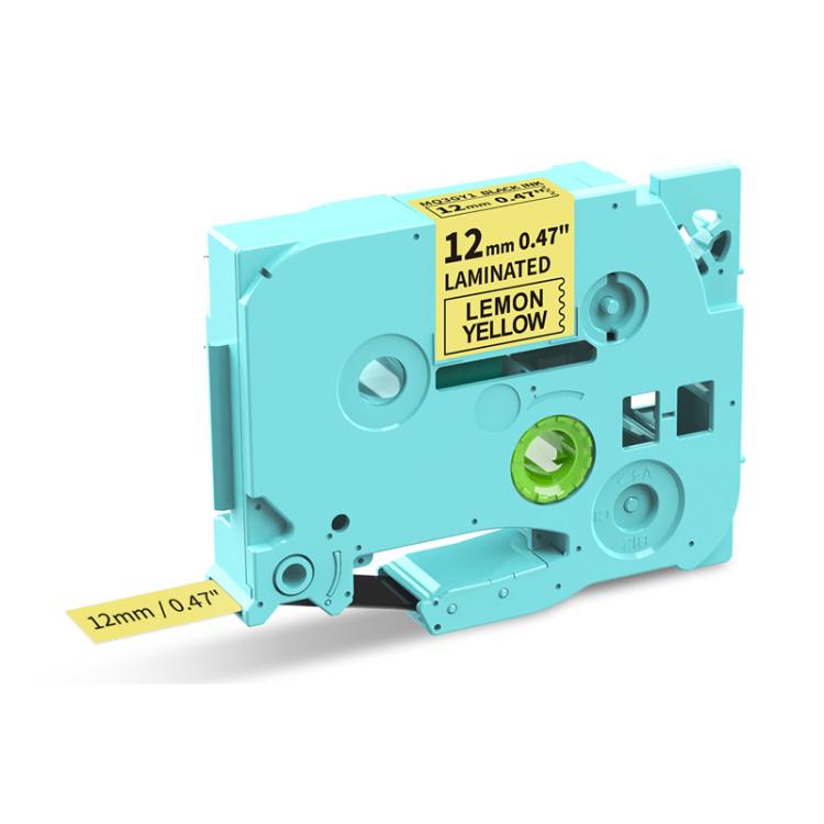 Phomemo 12mm x 8m Printer Ribbon Compatible with P3200/E1000/D1000 Label Printer, LP-BK, CBL-WH-BK, CBL-YL-BK, CBL-GN-BK, CBL-BL-BK, FL-YL-BK, FL-GN-BK