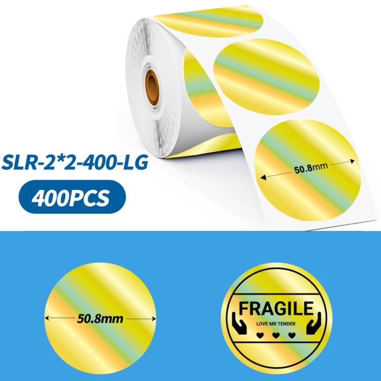 Phomemo 2-Inch Round Adhesive Labels For PM241-BT/PM246S/D520-BT Printer, LASER-SILVER-BLACK-400pcs, > LASER-GOLD-BLACK-400pcs, WHITE-BLACK-750pcs, PINK-BLACK-750pcs, YELLOW-BLACK-750pcs, BLUE-BLACK-750pcs, ORANGE-BLACK-750pcs, WHITE-BLUE-750pcs       ...