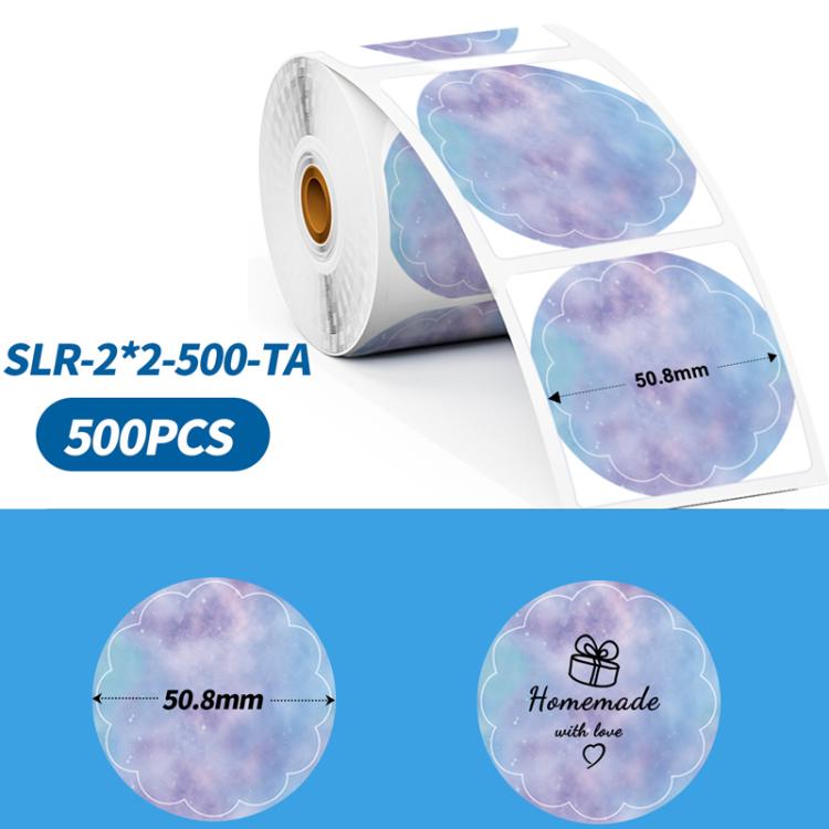 Phomemo 2-Inch Round Adhesive Labels For PM241-BT/PM246S/D520-BT Printer, LASER-SILVER-BLACK-400pcs, > LASER-GOLD-BLACK-400pcs, WHITE-BLACK-750pcs, PINK-BLACK-750pcs, YELLOW-BLACK-750pcs, BLUE-BLACK-750pcs, ORANGE-BLACK-750pcs, WHITE-BLUE-750pcs       ...