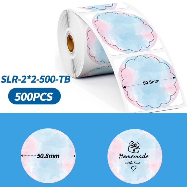 Phomemo 2-Inch Round Adhesive Labels For PM241-BT/PM246S/D520-BT Printer, LASER-SILVER-BLACK-400pcs, > LASER-GOLD-BLACK-400pcs, WHITE-BLACK-750pcs, PINK-BLACK-750pcs, YELLOW-BLACK-750pcs, BLUE-BLACK-750pcs, ORANGE-BLACK-750pcs, WHITE-BLUE-750pcs       ...