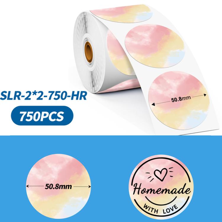 Phomemo 2-Inch Round Adhesive Labels For PM241-BT/PM246S/D520-BT Printer, LASER-SILVER-BLACK-400pcs, > LASER-GOLD-BLACK-400pcs, WHITE-BLACK-750pcs, PINK-BLACK-750pcs, YELLOW-BLACK-750pcs, BLUE-BLACK-750pcs, ORANGE-BLACK-750pcs, WHITE-BLUE-750pcs       ...