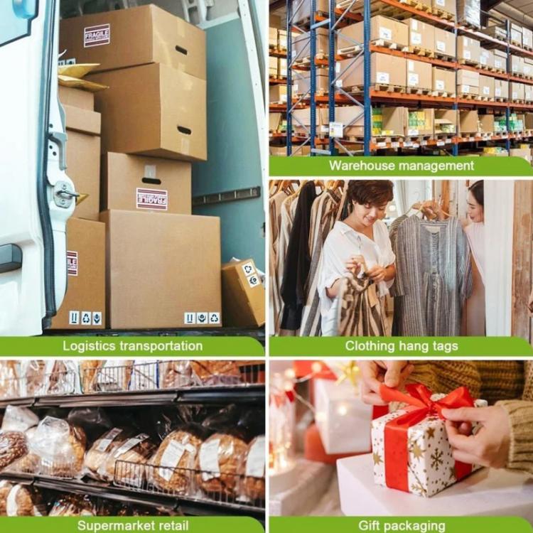 Phomemo 3 1/2-inch×1 1/8-inch 1050pcs Thermal Label for PM241-BT/PM246S/D520-BT Printer, 3 1/2-inch×1 1/8-inch