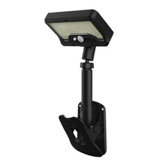 Solar Intelligent Motion Sensor Clip-On Light Outdoor Courtyard & Lawn Lamp, White Light, Warm Light, Three-Color Light Black, Three-Color Light White