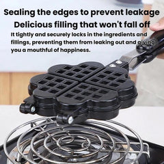 Non-Stick Sandwich & Waffle Baking Pan Waffle Mold For Gas Stove & Induction Cooker, Bilateral