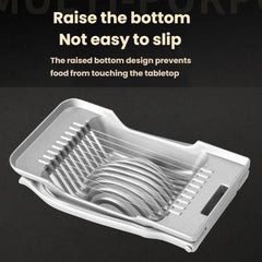 LsCook Aluminum Alloy Egg Cutter Multi-Functional Slicer