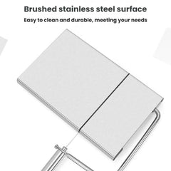 LsCook Stainless Steel Multi-Function Cheese Slicer, Boxed, With Scale Boxed