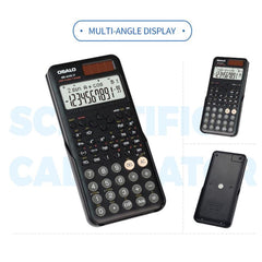 OSALO  OS-82ES PLUS II 240-Function Scientific Calculator Solar Powered with 10+2 Digit Display, OS-82ES PLUS II